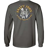 SALTY JOES Men's Graphic Long Sleeve Cotton Tees in Regular, Big & Tall