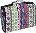 Silverhooks Women's Travel Cosmetic Organizer Bag (Boho W/Black Trim)
