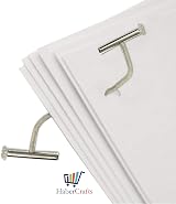 Habercrafts Elastic Treasury Tags 140mm 100 Pack Elasticated Paper Ties view 5