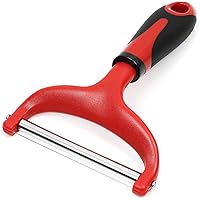 Estilo Slicer with Wire Cutter for Soft Semi-Hard Cheese, Red