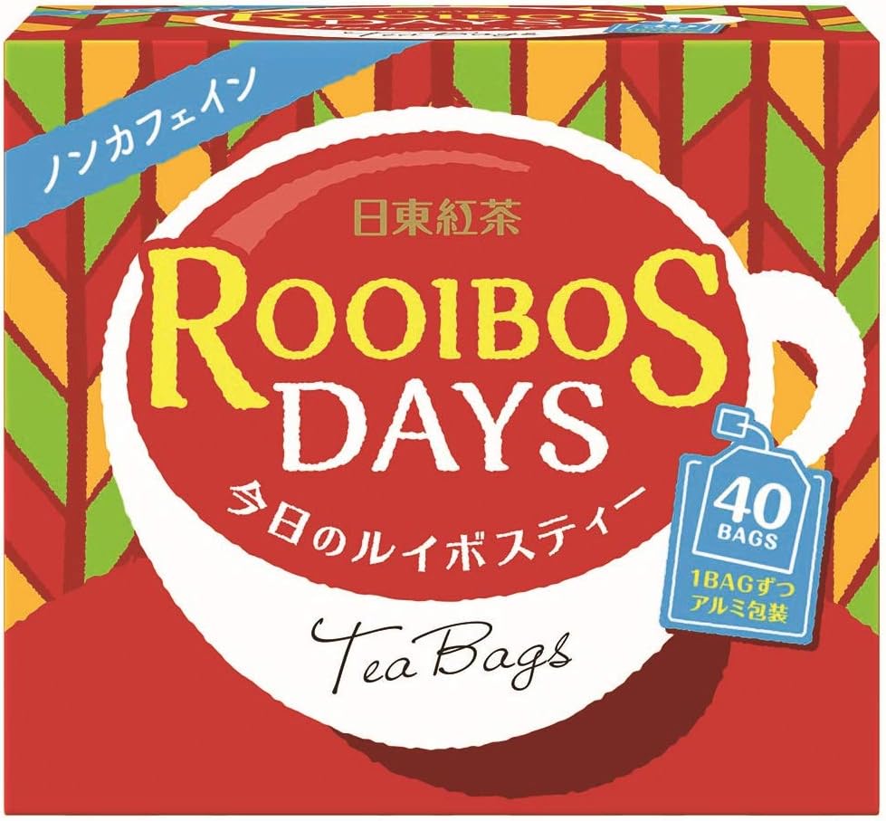 Amazon 日東紅茶 ルイボスデイズtb 40袋 3箱 デカフェ ノンカフェイン ティーバッグ 日東紅茶 ルイボスティー 通販