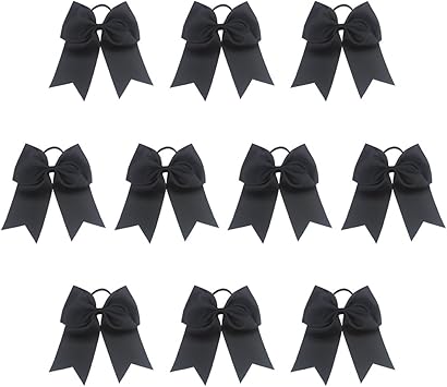 Amazon Com Sacarla 10 Pieces 7 5 Girls Large Cheer Hair Bows