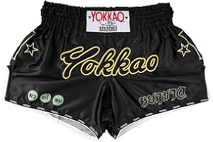 YOKKAO Muay Thai Boxing Shorts for Men & Women | Premium Satin Shorts for Athletes | Ideal for Training & Competition