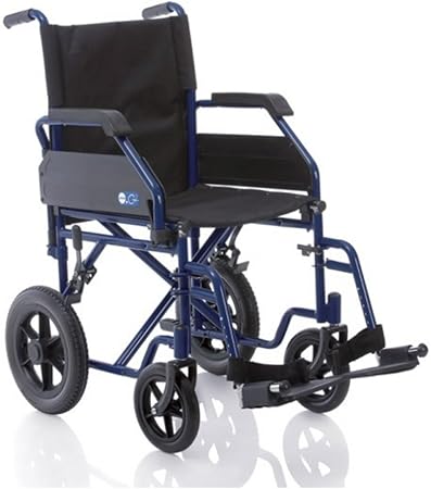 Sedia A Rotelle Da Transito Pieghevole Minimo Ingombro Garantita Italia Amazon It Salute E Cura Della Persona