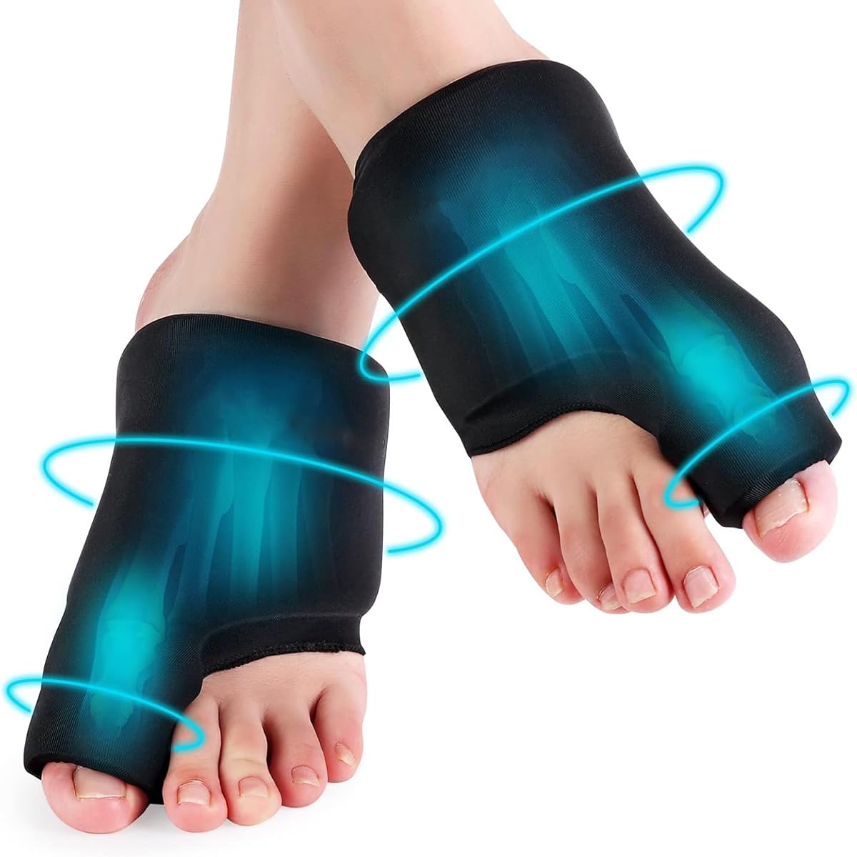 Photo 1 of 2 Pack Forefoot Toe Ice Pack?Foot Ice Pack Wrap Bunion Corrector for Women & Men, Non-Slip Bunion Relief Socks with Hot and Cold Therapy for Plantar Fasciitis, Hallux Valgusand Sport Injured