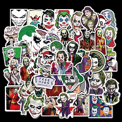 50pcs New Movie Clowns The Joker Luggage Trolley Amazon Co Uk Electronics