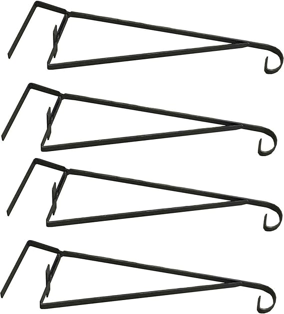 Hanging Basket Brackets for Wooden Fence Panels (Set of 4) Amazon.co