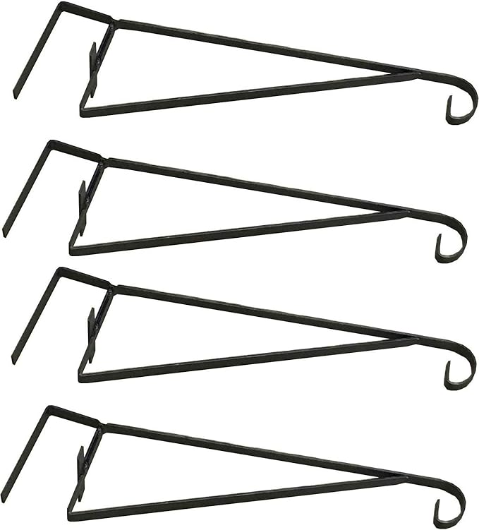 Hanging Basket Brackets for Wooden Fence Panels (Set of 4) Amazon.co.uk Garden & Outdoors
