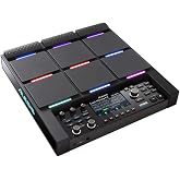 Alesis Strike Multipad Electric Drum Pad | 9 Velocity-Sensitive RGB Pads, 700+ Sounds, Built in Sampler, Looper, USB Sample Loading, 32GB Storage, for Live Performance