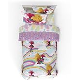 DreamWorks Trolls 3 Band Together Kids 5 Piece Bedding Super Soft Reversible Comforter and Sheet Set with Sham, Twin, (Officially Licensed Product) By Franco