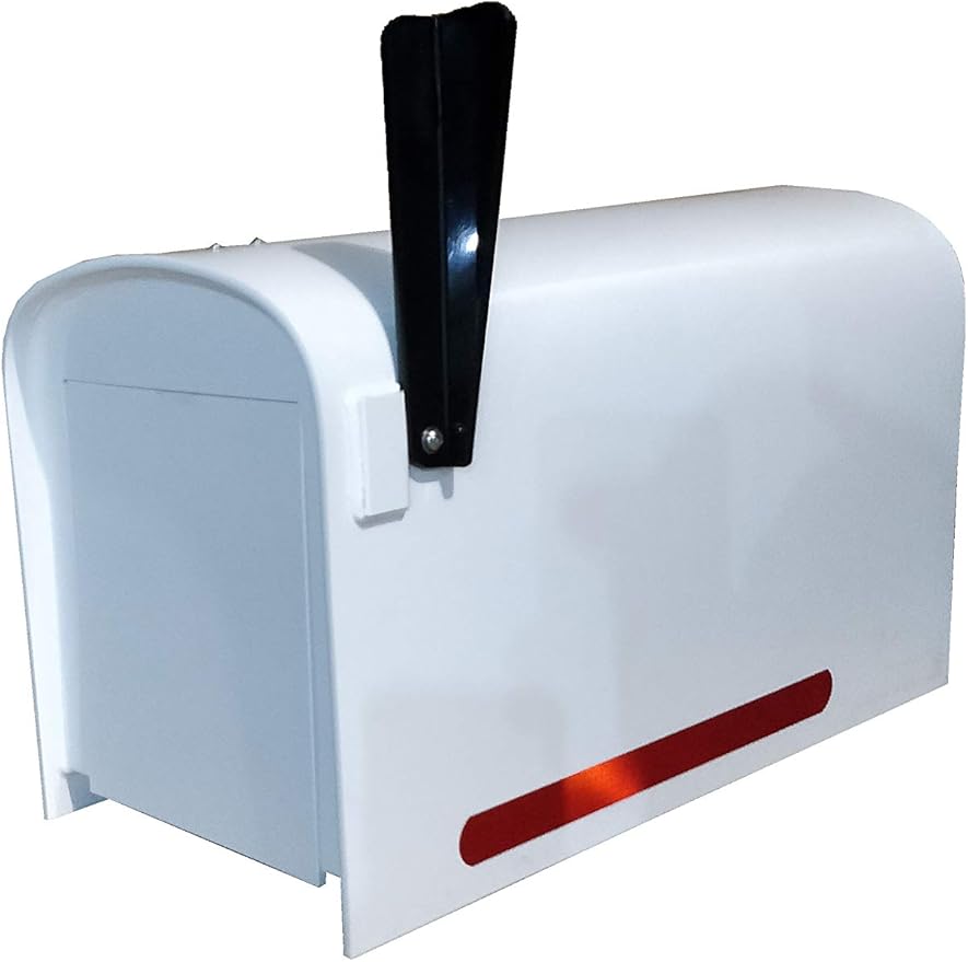 DuraLine Premium Quality Plastic Rural Mailbox Heavy Duty High