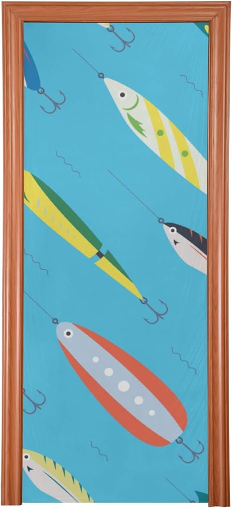 Amazon.de: Außentür Dekor Schöne kleine Angelgeräte Werkzeuge