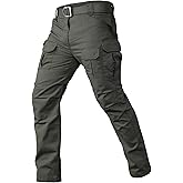 CARWORNIC Gear Men's Tactical Cargo Pants Waterpoof Lightweight Rip Stop EDC Military Combat Trousers
