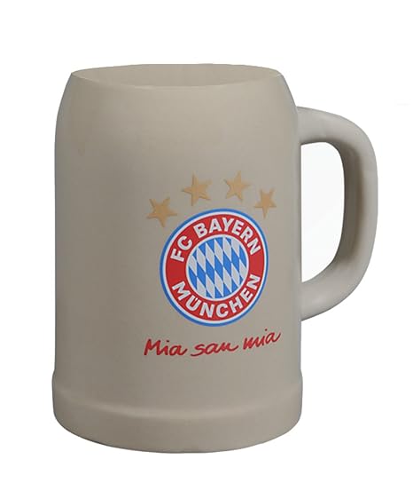 Fan Shop FC Bayern München Halbe-Maßkrug 0,5l ...