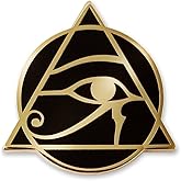 Pinsanity Egyptian Eye of Horus Enamel Lapel Pin