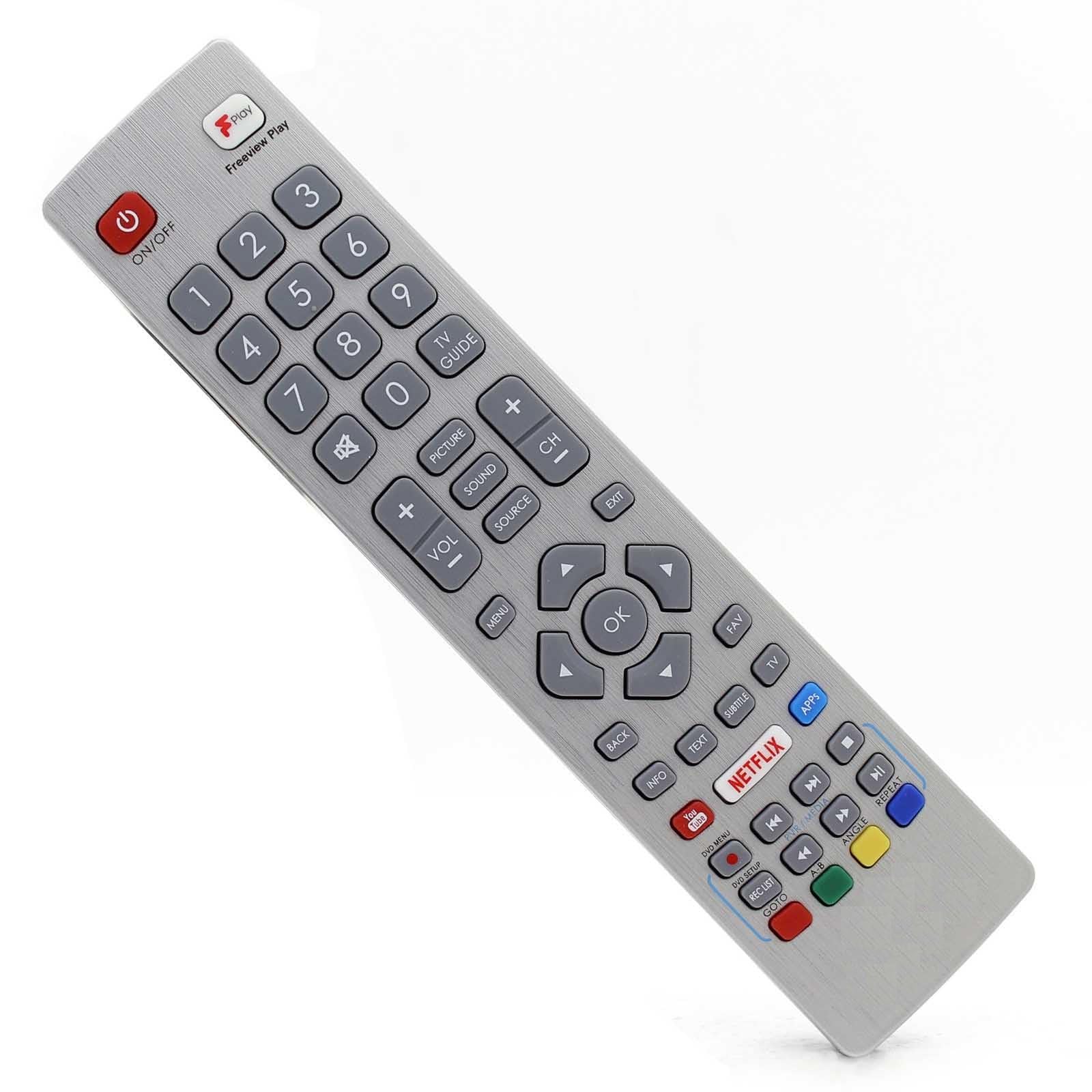 Generic Replacement TV Remote Control compatible with Sharp SHW/RMC/0121 Ultra HD Smart LC-32HG5141K LC-32HG5341K LC-40UG7252K LED