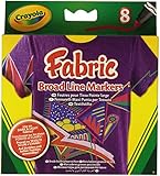 Crayola BroadLine Fabric Markers, 8 Count (Replacing 58-8176)