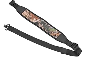 SPG Crossbow Strap Fits Most Model - Adjustable Crossbow Shoulder Sling Non-Slip Pad Crossbow Sling Two Points Shoulder Strap with Heavy Duty Webbing for Crossbow Hunting Accessories