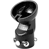 TEBTEOTEK Universal Sloped Ceiling Fan Adapter for Angled Ceiling Up to 45° (Black)