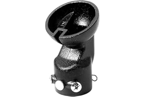 TEBTEOTEK Universal Sloped Ceiling Fan Adapter for Angled Ceiling Up to 45° (Black)