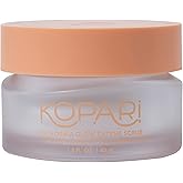 Kopari California Glow Enzyme Exfoliating Face Scrub, Clarifying & Brightening Skin Exfoliation Facial Scrub, Supports Anti-Aging, 100% Organic Coconut Oil, Cruelty Free, Vegan, 1.5 Fl Oz