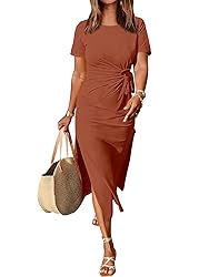ANRABESS Women's 2025 Summer Maxi Tshirt Dress