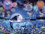 Buffalo Games - The Dramatic Night - 1000 Piece Jigsaw Puzzle Multicolor, 26.75"L X 19.75"W