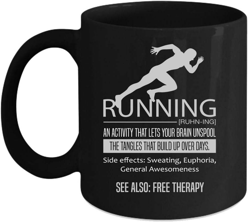 Amazon.com: Running An Activity That Lets Your Brain Upspool Coffee Mug