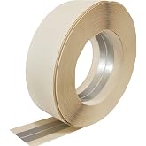 UNRUNFO-Reinforced-Drywall-Corner-Tape-for-Walls - Drywall Inside Outside Corner Tape with Metal, 2IN*100FT,1*ROLL, No Adhesive Side