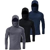 Men's Regular Fit Quick-Dry Hoodie - Gym, Running & Casual Sweatshirt with Face Covering