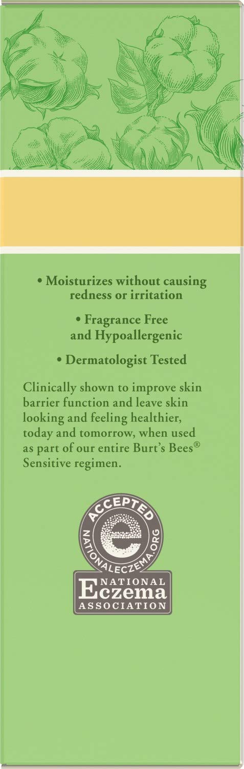 Burt's Bees Daily Face Moisturizer Cream for Sensitive Skin, 1.8 Oz (Package May Vary): Beauty