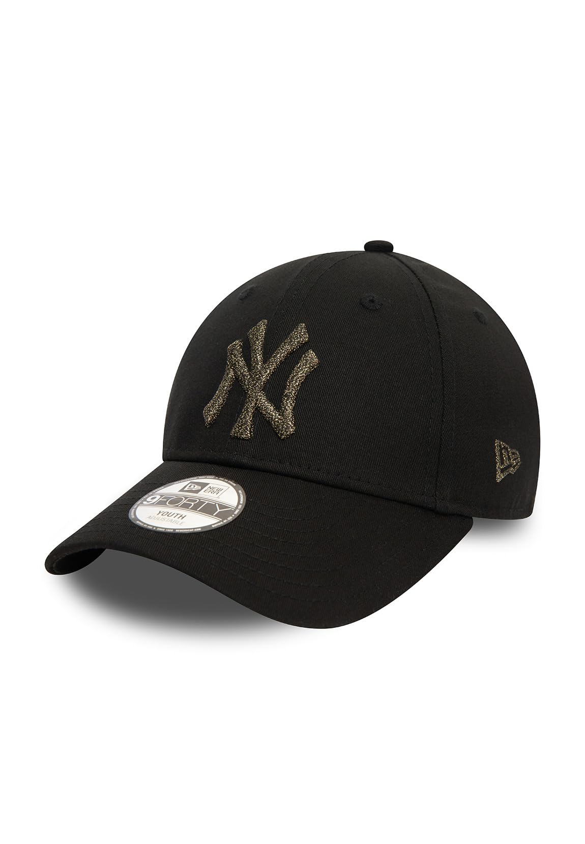 New Era 9Forty Kids Cap - Metallic New York Yankees Black - Child