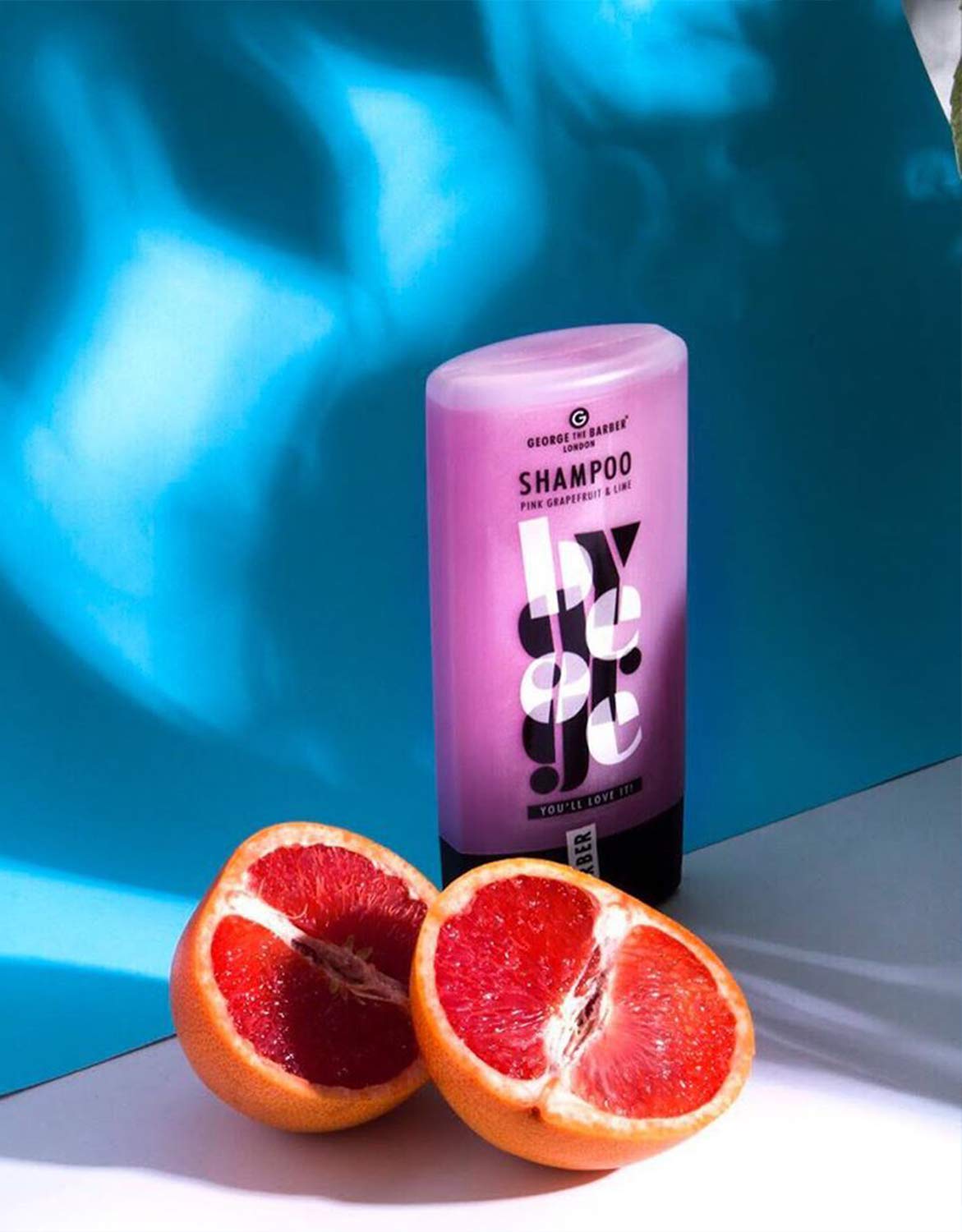 George the Barber, Zesty Pink Grapefruit and Lime Revitalising Shampoo For Men