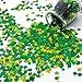 Aneco 100g/5800 Pieces Shamrocks Table Confetti Lucky Round Sequins for Arts and Crafts St. Patrick's Day Saint Patrick Party Favors Decoration Supplies
