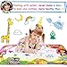 Fstop Labs [Upgraded] Large Kids Water Painting Doodle Mat Pad, Kids Toys Aqua Mat, Magic Water Drawing Mat Toddler Writing Mat with 2 Magic Pens 2 Brush and 16 Stencils Kids Educational Toys