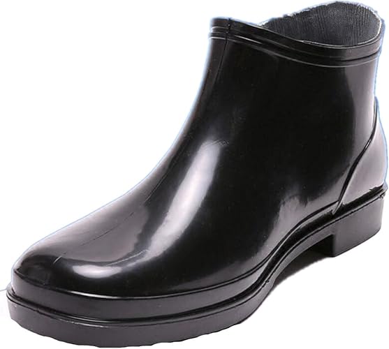 short rubber work boots