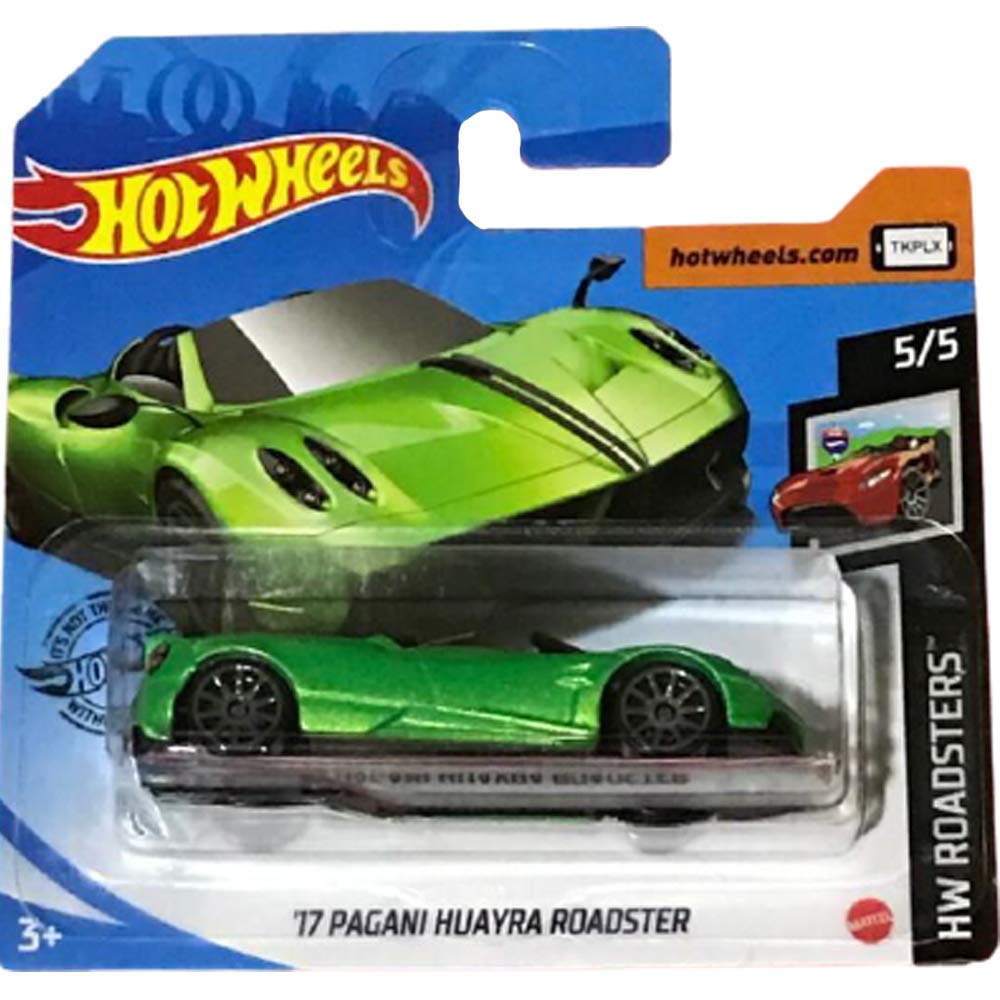 Hot Wheels '17 Pagani Huayra Roadster HW roadsters 5/5 (241/250) 2020 Short Card