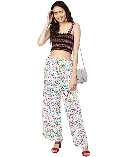 Women's Digital Printed Lycra Palazzo (Free Size) (26