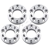 ezaccessory 4 Billet Wheel Adapters 5x4 to 5x4.5 | 5x101.6 to 5x114.3 Fits Plymouth Duster &amp; Mount 5x4.5 Bolt Pattern Wheel | 1" Thick
