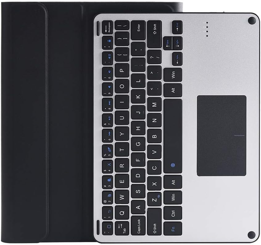 TiKeDa Keyboard Case for Huawei MediaPad M5 Pro 10.8 Inch [Touchpad],Ultra Thin Smart Folio Detachable Aluminum Alloy Keyboard with Auto Wake/Sleep (Black)
