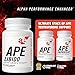 APE Libido and Testosterone Booster - Increase Sex Drive, Endurance & Stamina, Performance & Vigor, Supports Blood Flow & Fullness - 60 Count