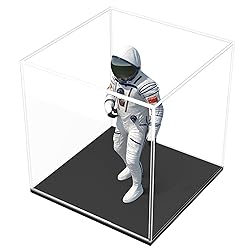 SVENJBB Acrylic Display Case, 5x5x5 Inch Clear