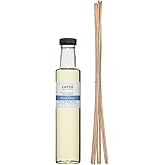 LAFCO New York Reed Diffuser Refill, Sea & Dune - 8.4 oz - Up to 4-Month Fragrance Life - Includes Natural Wood Reeds - Free of Dyes & Propellants - Made in The USA