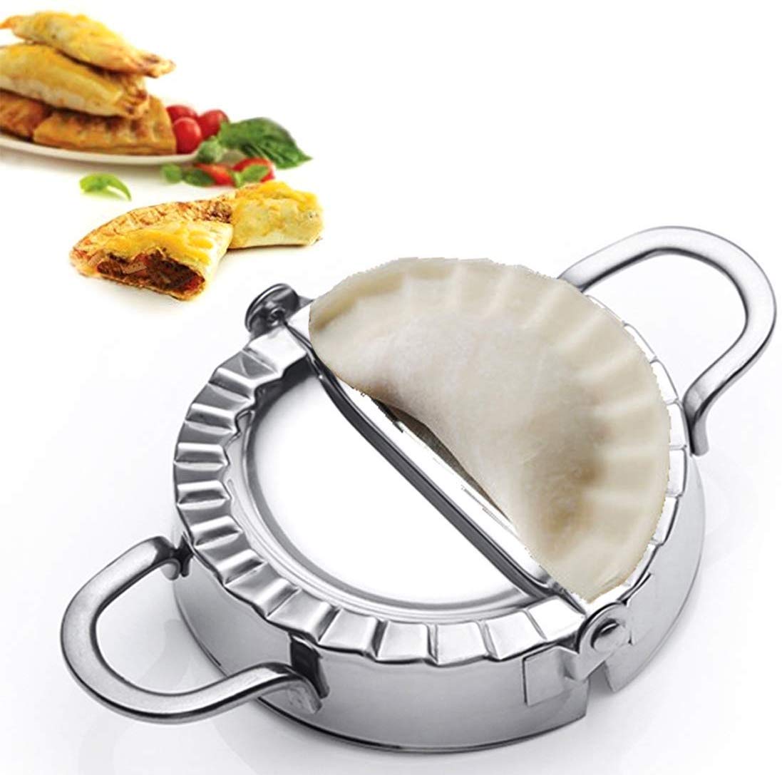 Best Utensils Stainless Steel Ravioli Mould Pierogi Dumpling Maker Wrapper Pastry Dough Cutter Kitchen Accessories (S-7.6CM)