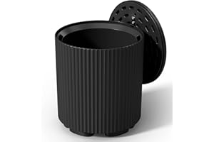 FONTOI Outdoor Cooler Side Table, Patio Portable Ice Bucket Cooler