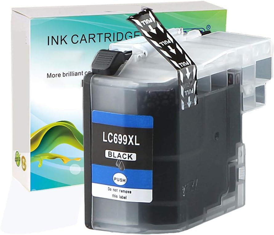 GYBN for Brother LC699XL Ink Cartridge, LC695XL MFC-J2320 Ink Cartridge, MFC-J2720 Ink Cartridge, Home Inkjet Color Printer, Copy and scan Machine, Ink XLBK-Black