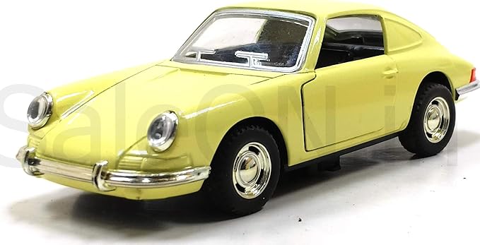 SaleOn Diecast Vintage Model Car with Heavy Metal Material and Super Dashing Look Open Door Pullback Mechanism (Yellow)
