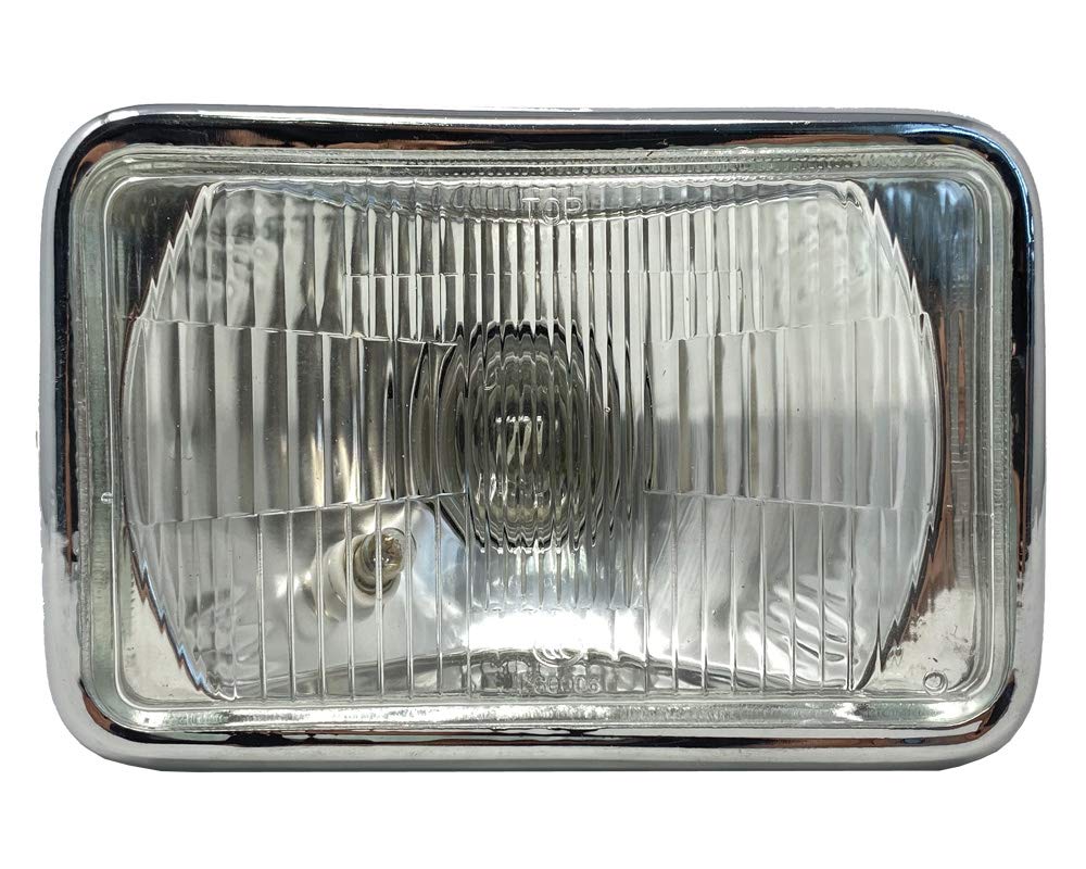 Alchemy Parts Motorcycle Headlight - Compatible Replacement for Honda CB125TD CG125 with High Low Beam and Sidelight Fits Others Motorbikes too