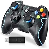 EasySMX PS3 Controller, 2.4G Wireless Gamepad, Joysticks Dual Vibration Turbo for PS3 / Android Phone Tablet/Windows PC [dpl]