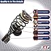 For Dodge Caliber Jeep Compass New Pair Front Complete Strut Spring Assembly - BuyAutoParts 75-834512C New